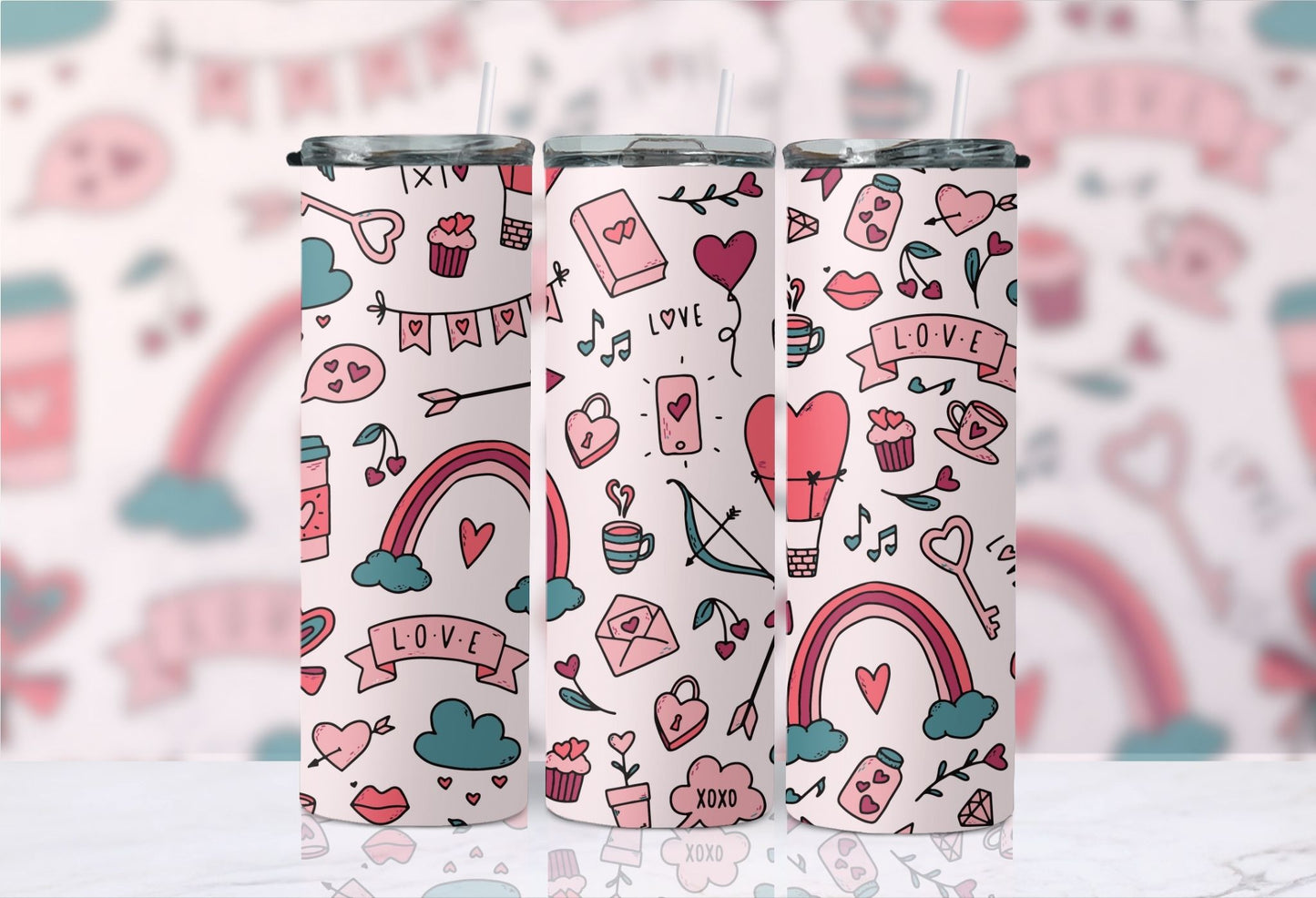 Skinny Tumbler 20 oz. - Cupid's Box