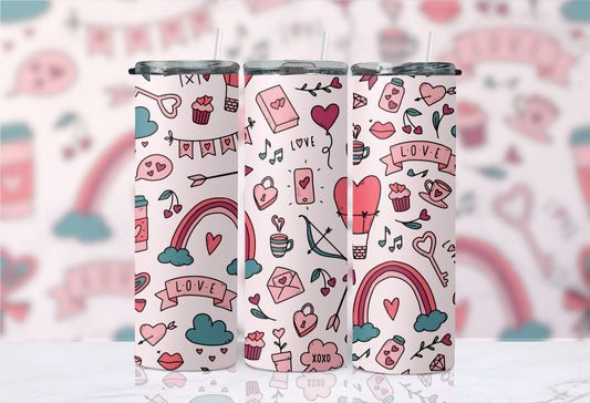 Skinny Tumbler 20 oz. - Cupid's Box