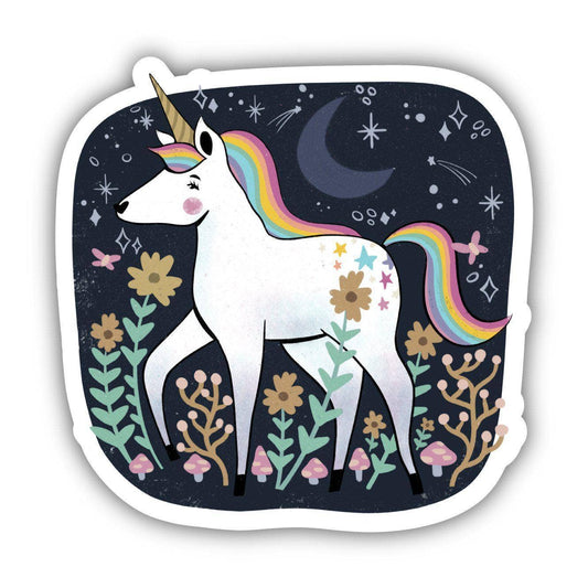 Unicorn Night Fairytale Sticker